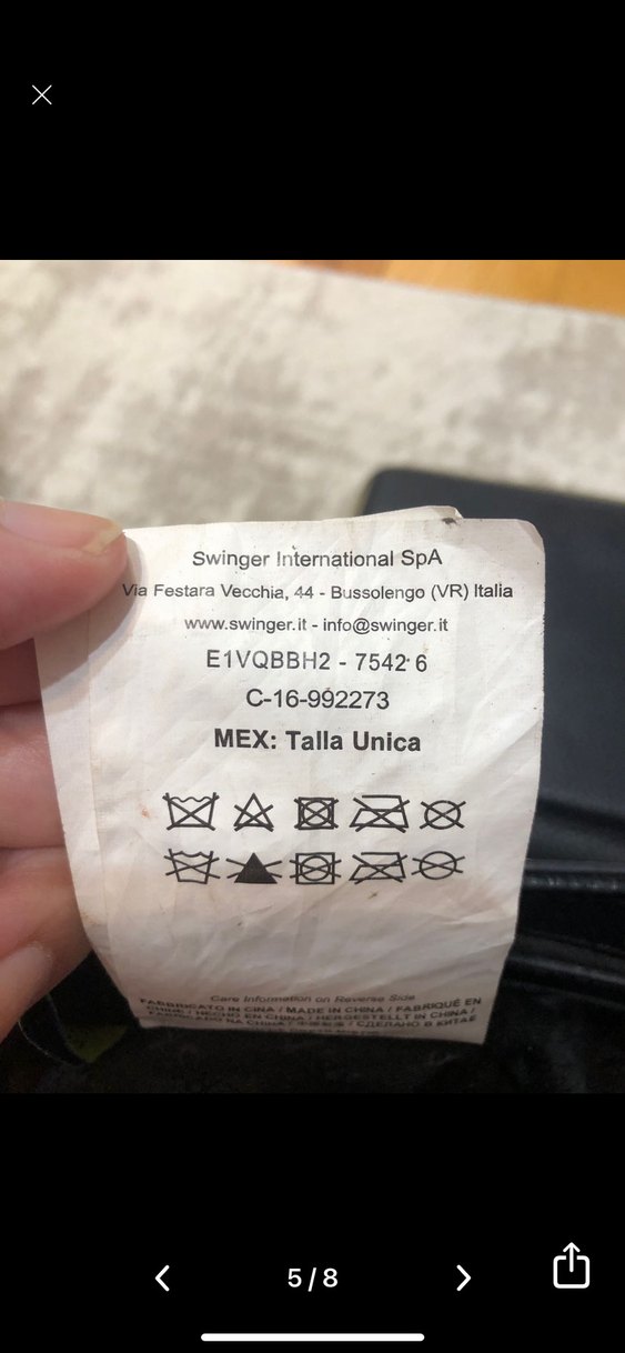 Versace Jeans Siyah Deri Zincir Detaylı Çanta - Görsel 5