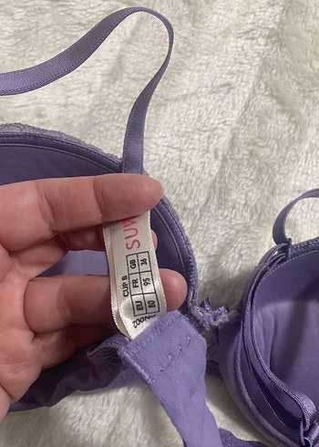 Nakışlı Mor Bohem Sütyen ve Külot Takımı - Görsel 4