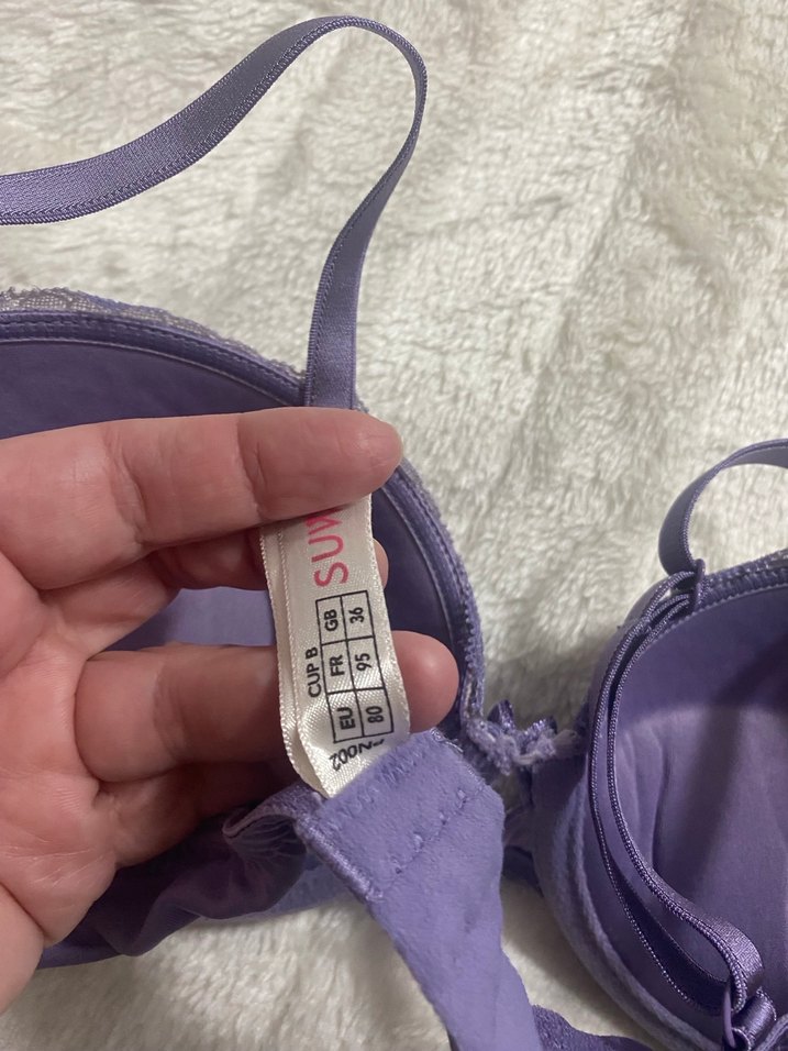 Nakışlı Mor Bohem Sütyen ve Külot Takımı - Görsel 4