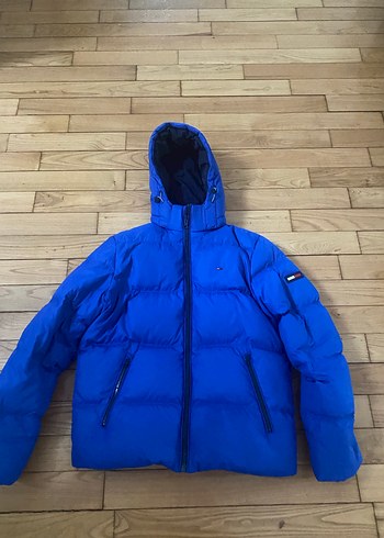 Mavi Fermuarlı Erkek Mont tommy Hilfiger - Görsel 4