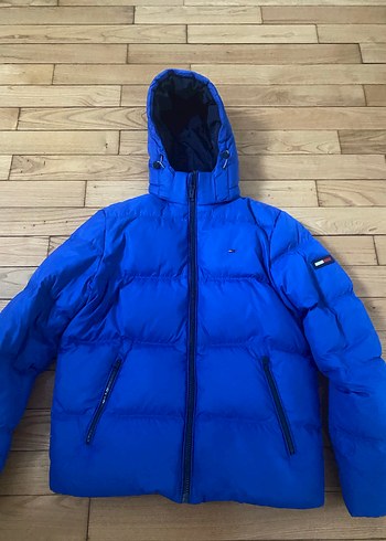 Mavi Fermuarlı Erkek Mont tommy Hilfiger - Görsel 5