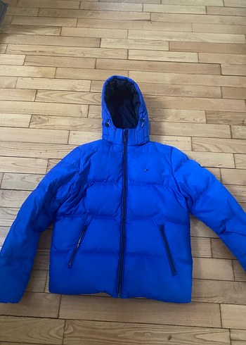 Mavi Fermuarlı Erkek Mont tommy Hilfiger - Görsel 2