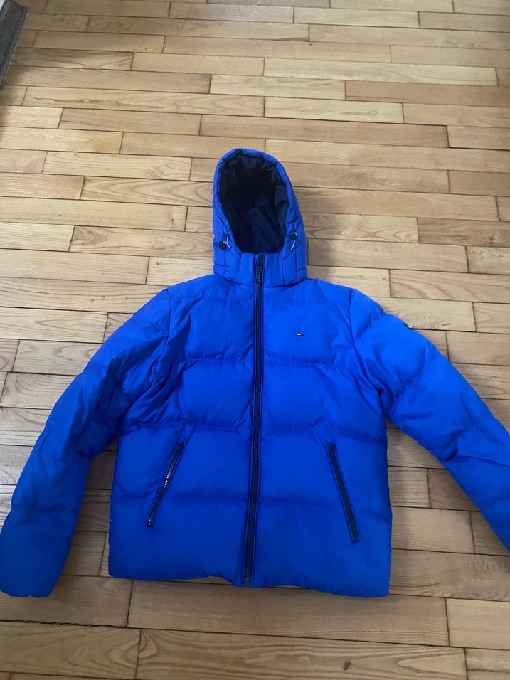 Mavi Fermuarlı Erkek Mont tommy Hilfiger - Görsel 2