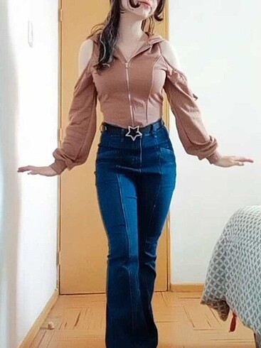 s Beden camel Renk Açık Omuz Hırka