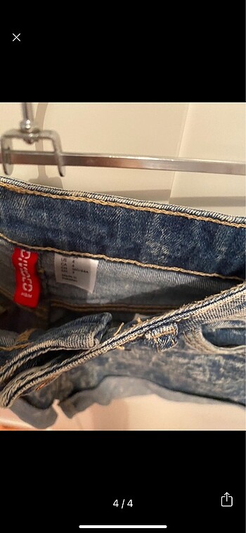 xs Beden lacivert Renk H&m mini kot sort