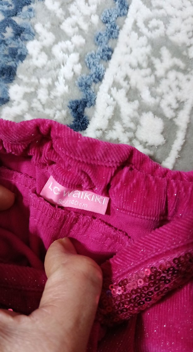 Pembe Kemerli Kız Çocuk Etek - Görsel 2