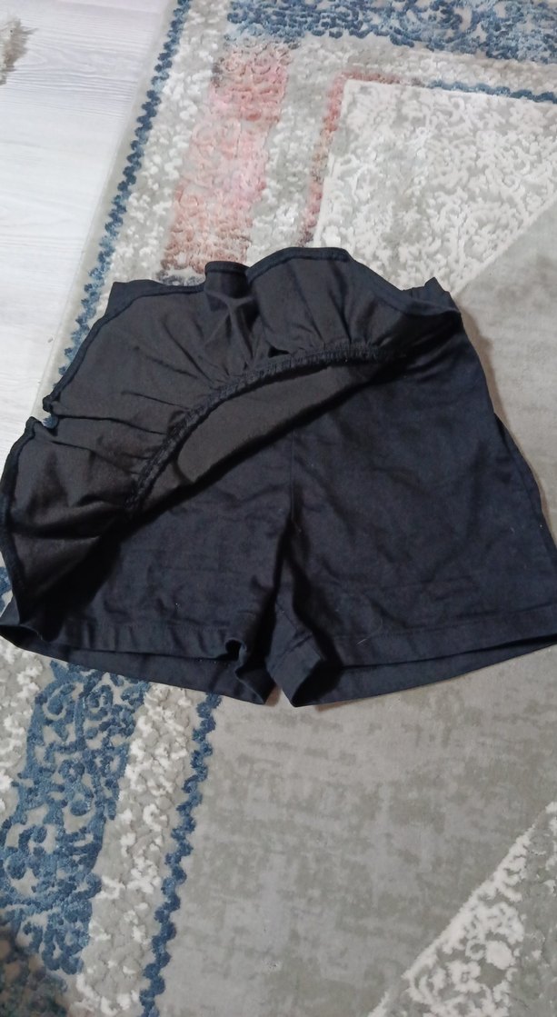 Kız Çocuk Siyah Fırfırlı Etek - Görsel 2