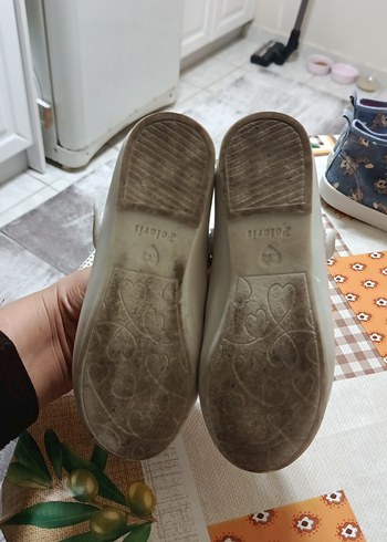 Kemerli Beyaz Kız Çocuk Babet - Görsel 4