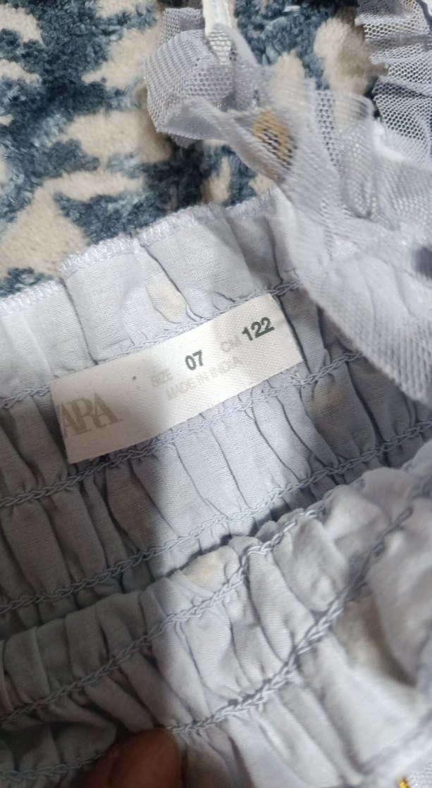 Nakışlı Gri Kız Elbisesi - Görsel 2