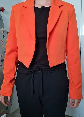 Kısa blazer ceket