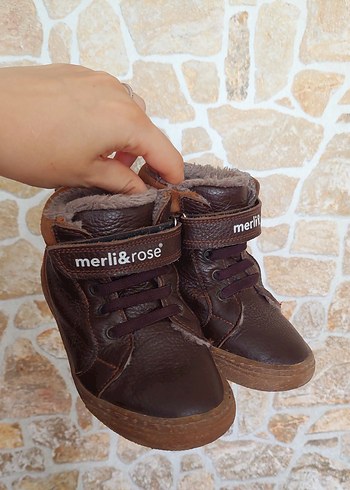 Diğer Kahverengi Deri Erkek Çocuk Botu 29 numara