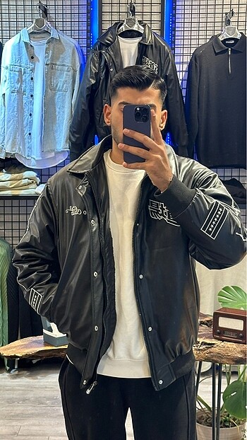Retro Bomber Ceket