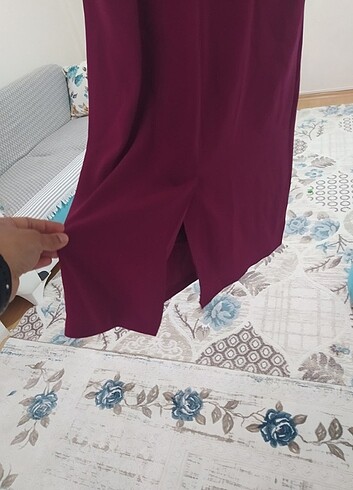 46 Beden pembe Renk Diz altı elbise