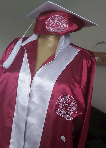 Bordo Uzun Kadın Mezuniyet Elbisesi - Görsel 3