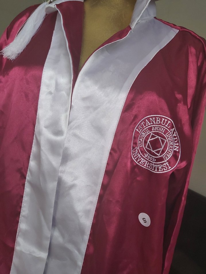 Bordo Uzun Kadın Mezuniyet Elbisesi - Görsel 5