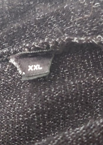 Uzun Siyah Kadın triko Hırka - Görsel 8