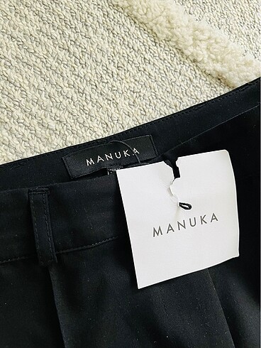 Diğer 1 kez kullanıldı Manuka çima dikişli kumaş pantolon