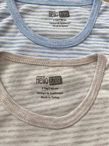 HelloBaby Hellobaby ikili body&zıbın