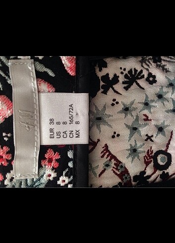38 Beden çeşitli Renk H&M etek