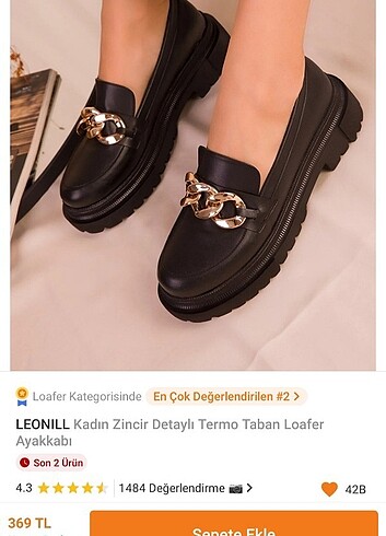 Günlük loafer siyah ayakkabı 
