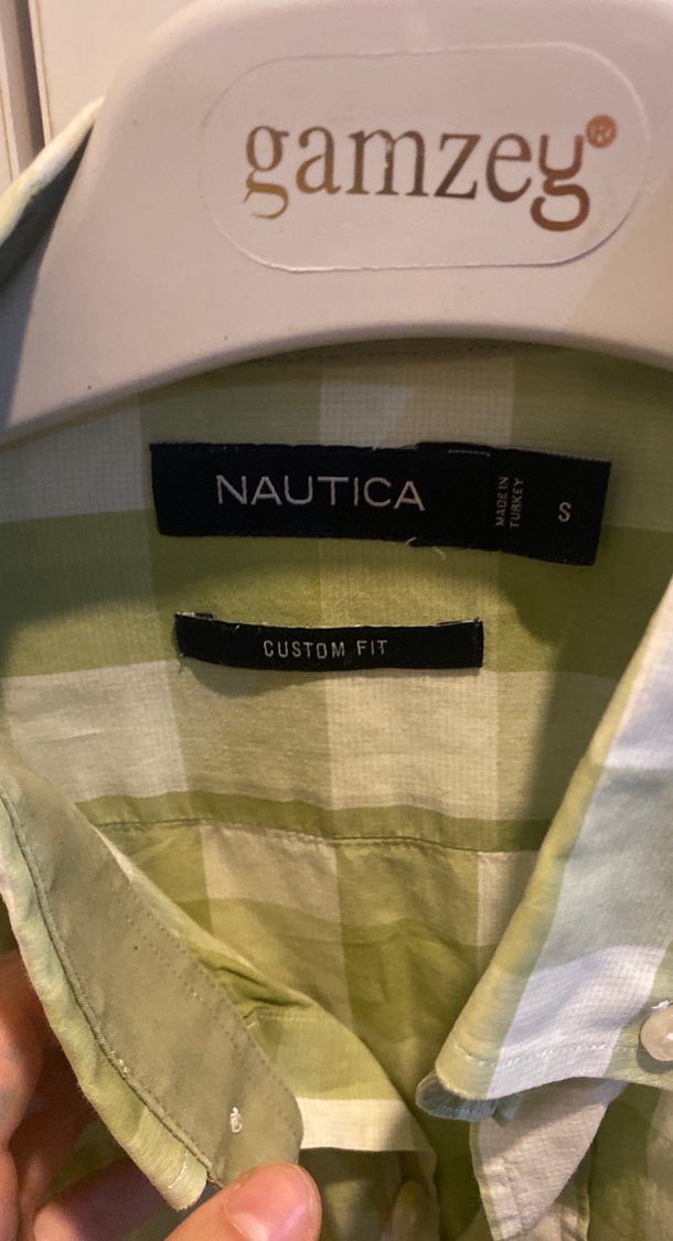 Yeşil Uzun Kollu Erkek  Gömlek - Görsel 2