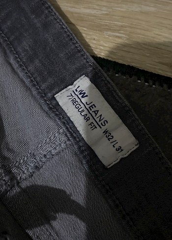 Gri Regular Fit Denim Erkek Pantolon - Görsel 2