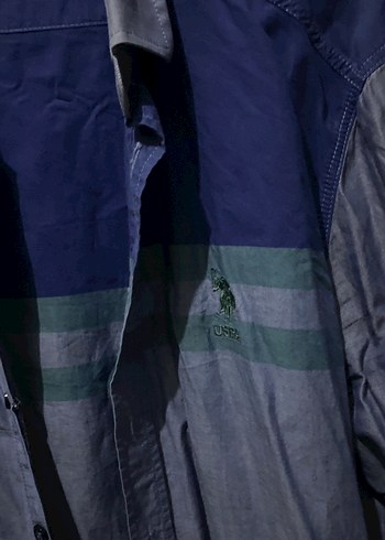 Gri Uzun Kollu Erkek Gömlek - Görsel 2