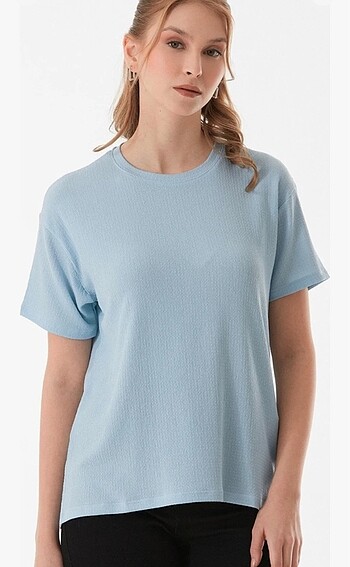 Diğer Basic Krep Kumaş Tshirt. M-L-XL