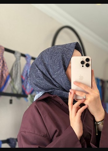 Dantelli Mor Kadın Soft Eşarp monoor marka - Görsel 5