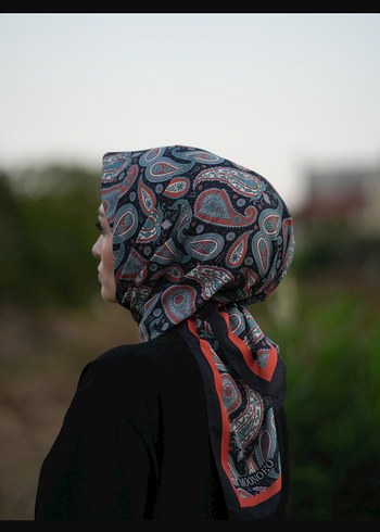 Dantelli Mor Kadın Soft Eşarp monoor marka - Görsel 17