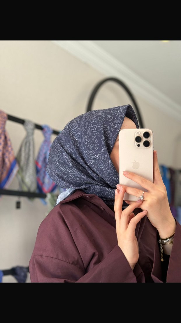 Dantelli Mor Kadın Soft Eşarp monoor marka - Görsel 5