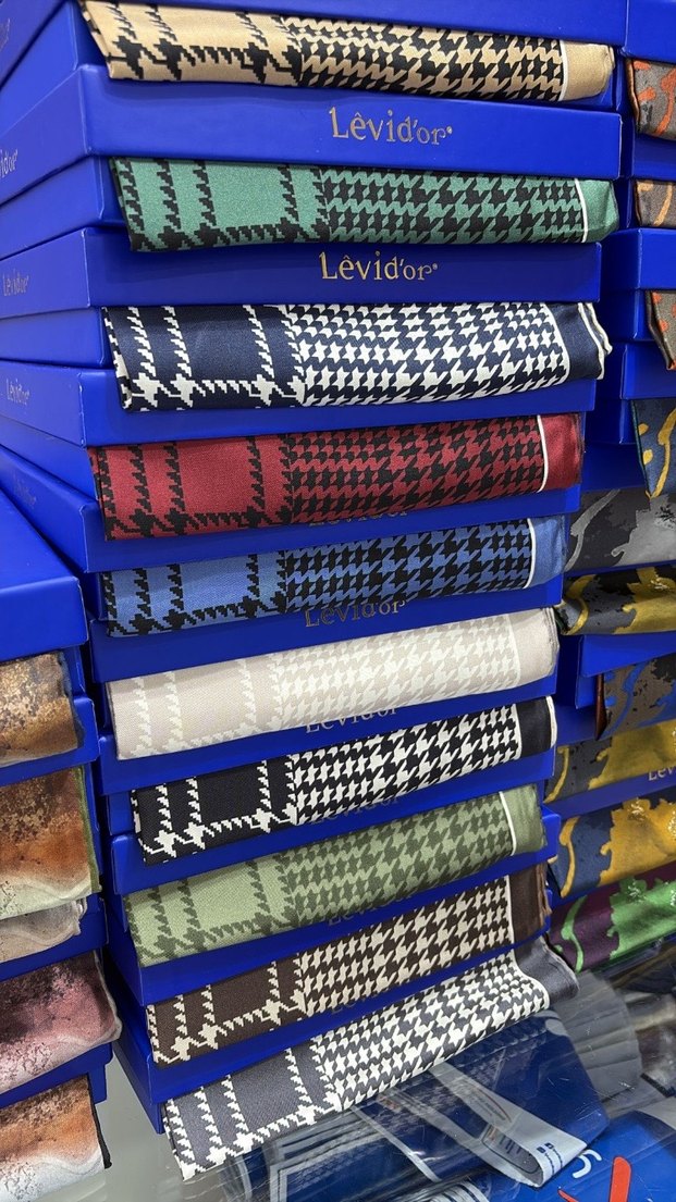 Levidor twill ipek esarp - Görsel 5