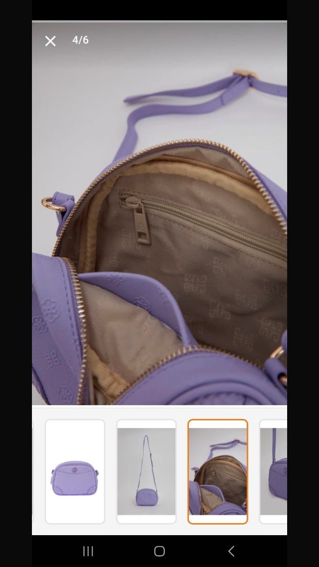 Mor Süet Kadın Çapraz Çanta - Görsel 3