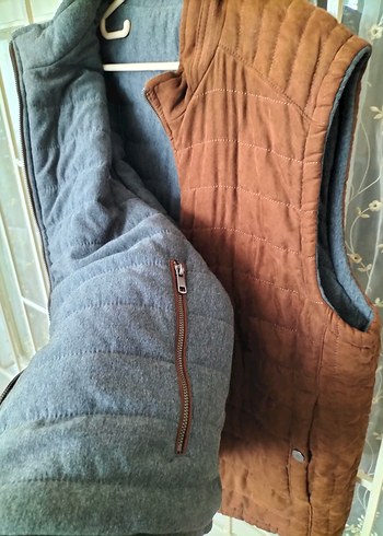 Çift taraflı erkek yelek - Görsel 9