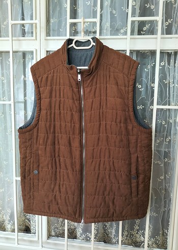 Çift taraflı erkek yelek - Görsel 4