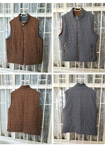 Çift taraflı erkek yelek - Görsel 2