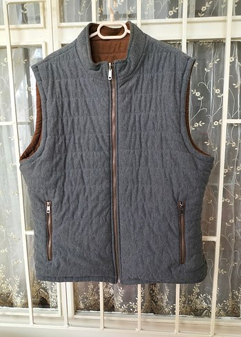 Çift taraflı erkek yelek - Görsel 5