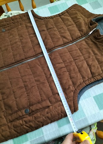 Çift taraflı erkek yelek - Görsel 7