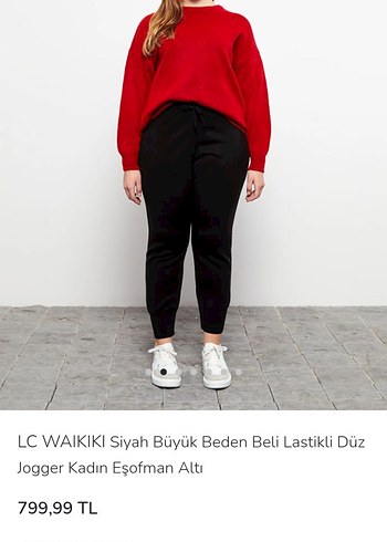 LCW bayan triko jogger. - Görsel 4