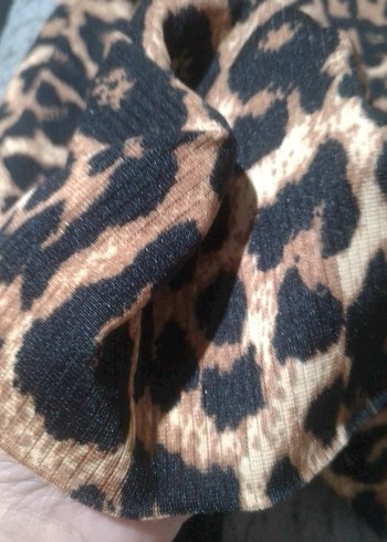 Kahverengi Leopar Desenli - Görsel 4