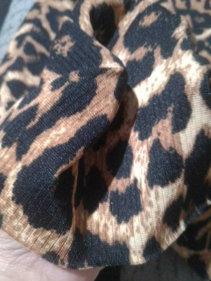 Kahverengi Leopar Desenli - Görsel 4