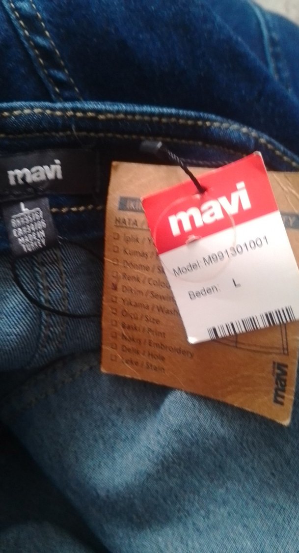 Kadın Lacivert mavi Uzun Etek - Görsel 5