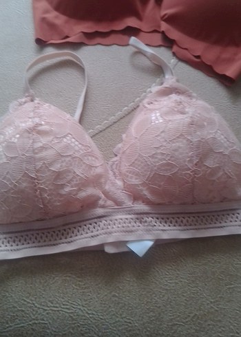 Pastel Pembe Bohem Midi Sütyen - Görsel 6