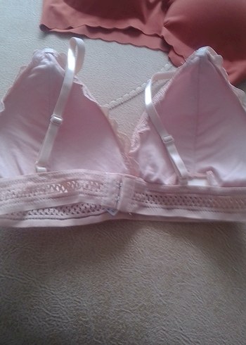 Pastel Pembe Bohem Midi Sütyen - Görsel 7