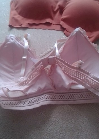 Pastel Pembe Bohem Midi Sütyen - Görsel 8