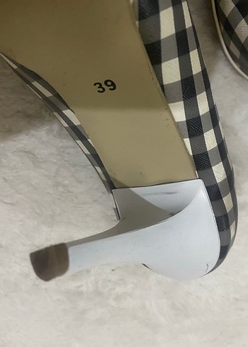 Kareli Tokalı Kadın Günlük Ayakkabı - Görsel 7