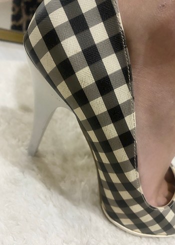 Kareli Tokalı Kadın Günlük Ayakkabı - Görsel 3