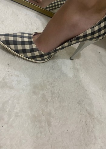 Kareli Tokalı Kadın Günlük Ayakkabı - Görsel 2