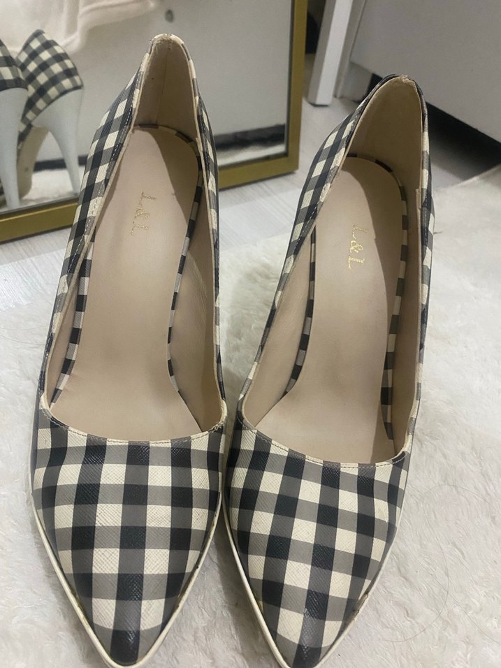 Kareli Tokalı Kadın Günlük Ayakkabı - Görsel 4