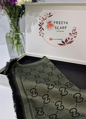 Gucci kaşmir ipek şal